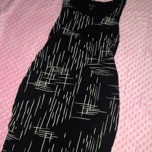 Isabel Maternity Black Dress